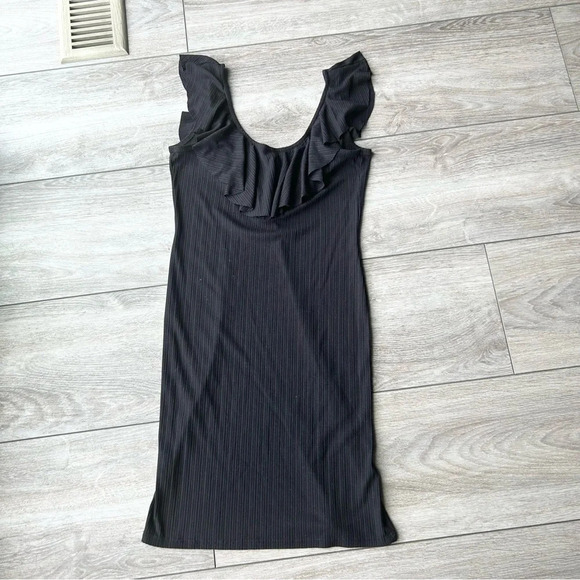 Billabong  No Frills Bodycon Mini Dress in Black - Picture 6 of 12
